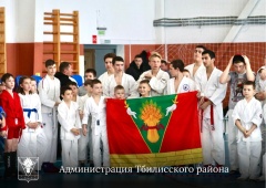 В спортивном комплексе "Олимп" Тбилисского района состоялся открытый турнир по рукопашному бою