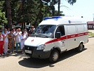 В Тбилисском районе на линию вышла новая машина скорой помощи