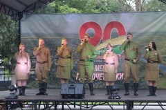 9 Мая в парке станицы Тбилисской звучали песни военных лет