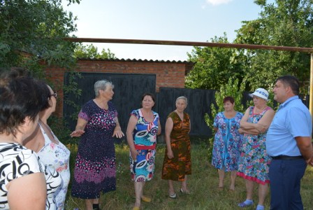 Продолжаются встречи с жителями села Ванновского. 
