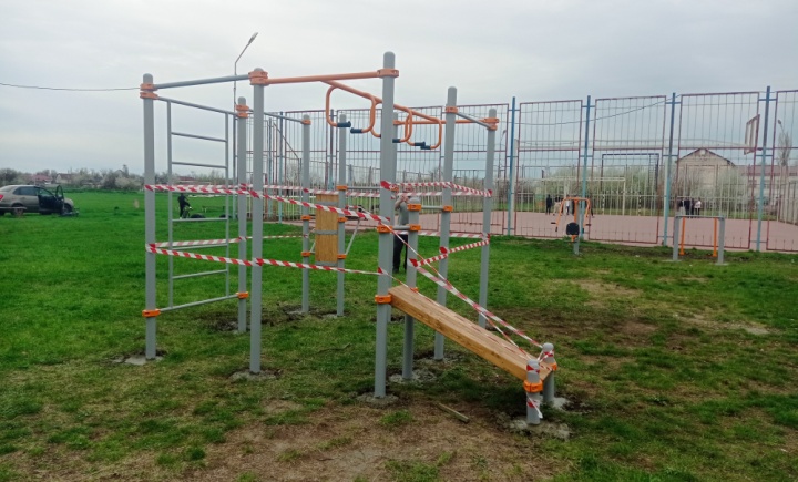 В Геймановском сельском поселении появилась воркаут-площадка