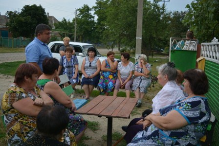Продолжаются встречи с жителями села Ванновского. 